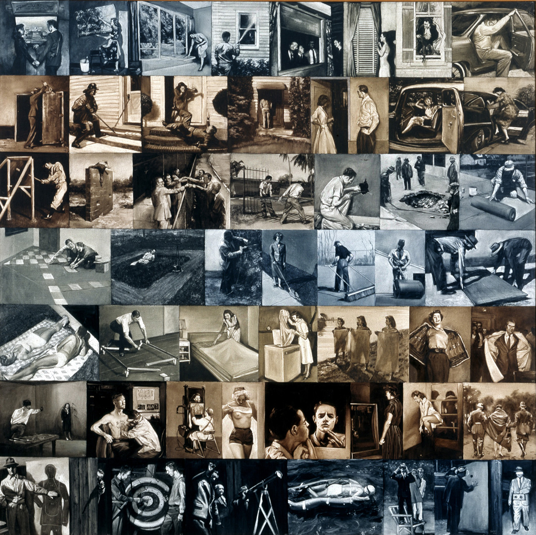 马克谭sey - A Short History of Modernist Painting, 1979-80, oil on canvas