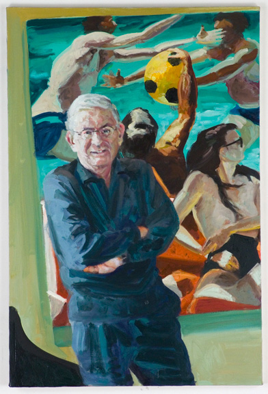 Eric Fischl - Eli, 2004，亚麻上的油