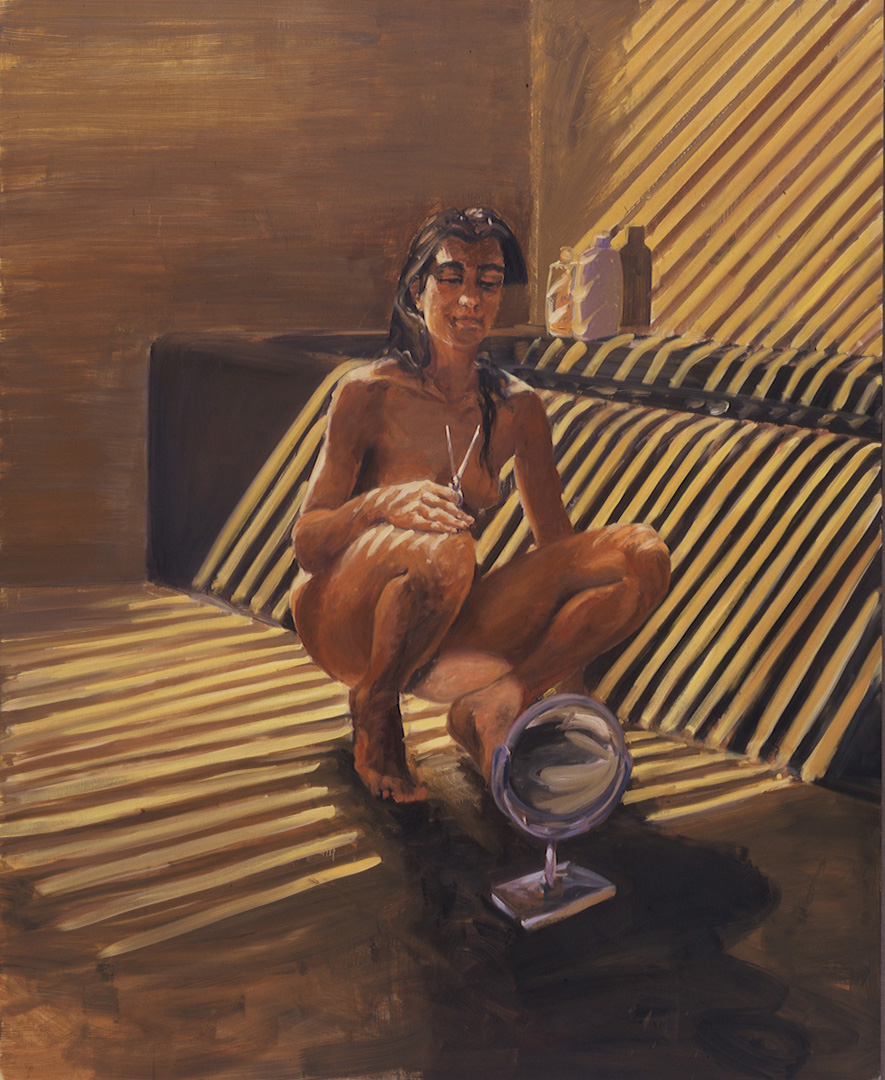 Eric Fischl - Haircut, 1985, oil on linen