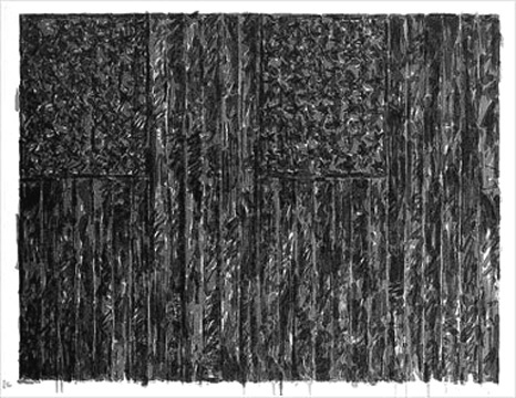 Jasper Johns-Flags II，1973，丝印，30屏