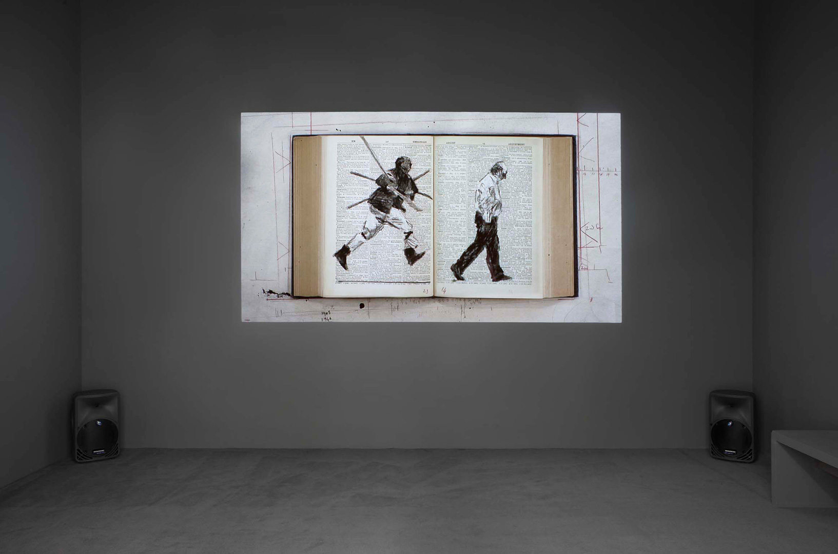 William Kentridge-二手阅读，2013年，单频道高清视频