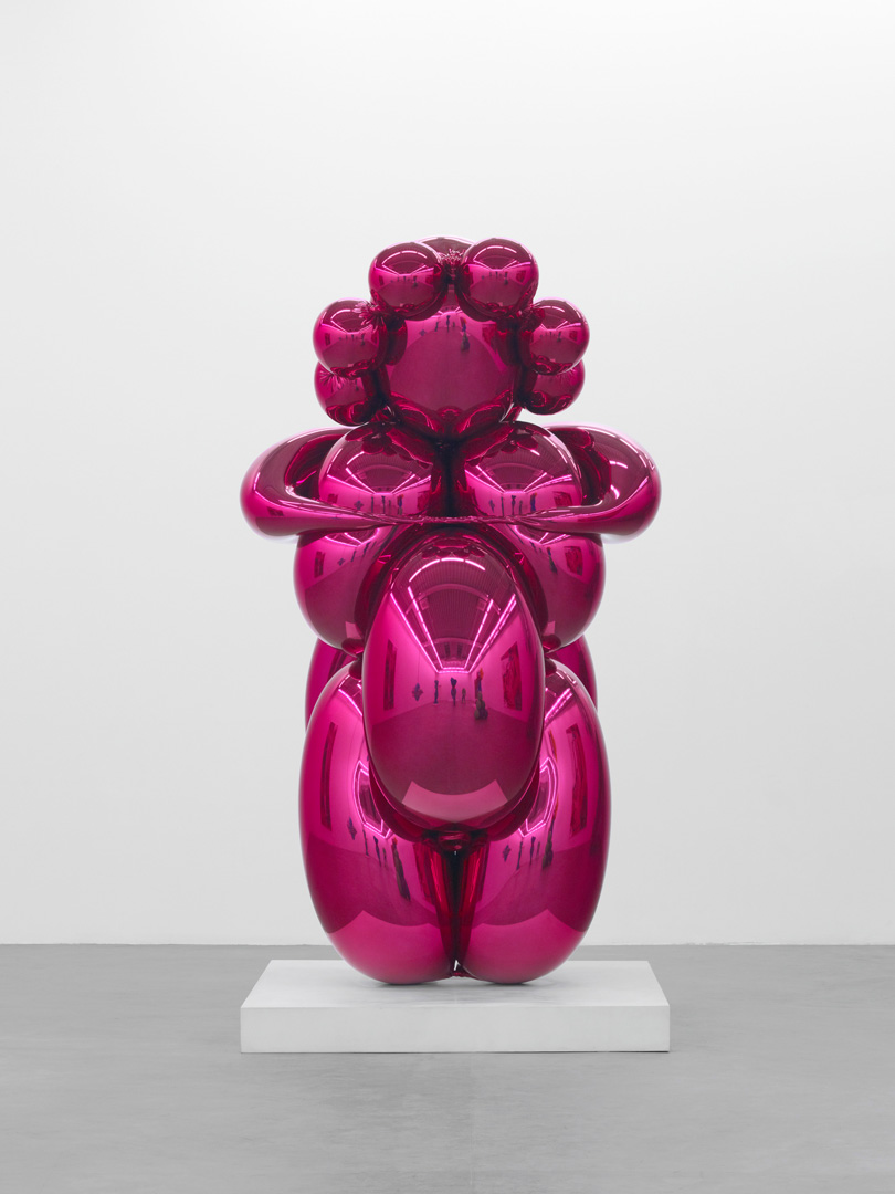 Jeff Koons-气球维纳斯（洋红色），2008-2012，镜面抛光不锈钢，带透明彩色涂层