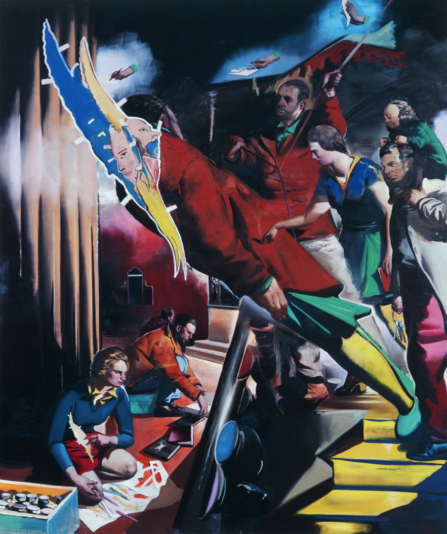 Neo Rauch  -  Entfaltung，2008，油在帆布上