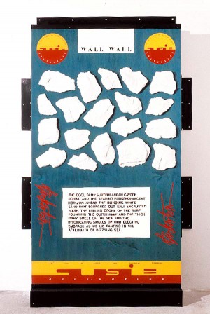 Ashley Bickerton-Wall#8（凉爽潮湿的地下），1988年