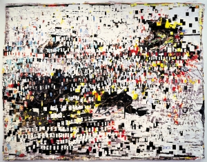 马克·布拉德福德-（未命名）a.k.a.格温，2005-2006，混合媒体拼贴