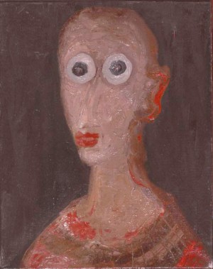 乔治·康多——他的绿耳朵，1985年，油画