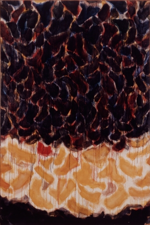 山姆·弗兰cis - Blue and Yellow, 1954-55, oil on canvas