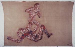 Leon Golub  -  Napalm II，1969年