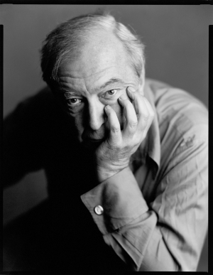 Timothy Greenfield-Sanders  -  Jasper Johns，1988年，黑白照片