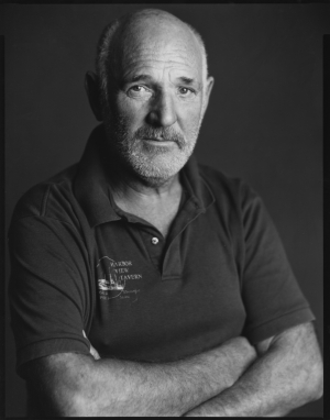 Timothy Greenfield-Sanders  -  Malcolm Morley，1990年，黑白照片
