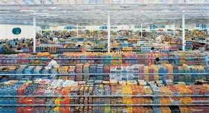 一个ndreas Gursky - 99 Cent, 1999, chromogenic print mounted on Plexiglas in artist's frame