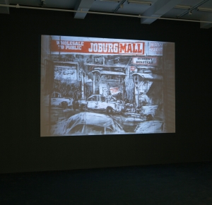 威廉肯特里奇-其他面孔，2011年，35毫米电影转移到DVD和硬盘驱动器；9分54秒循环，与声音
