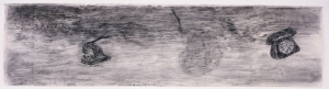 威廉·肯特里奇-来自伊尔·里托诺·杜利斯的绘画（尤利西斯的回归），1998年，纸上的炭笔和彩色粉笔
