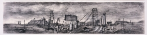 威廉·肯特里奇-来自伊尔·里托诺·杜利斯的绘画（尤利西斯的回归），1998年，纸上的炭笔和彩色粉笔