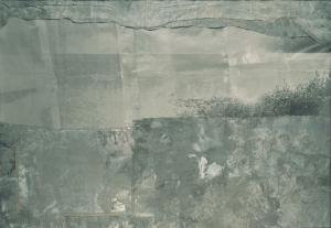 Anselm Kiefer - Alarichs Grab [translation: Alaric's Grave], 1969-89, mixed media on treated lead mounted on original photograph in glazed steel frame