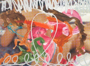 杰夫·柯恩斯 - 夫妇（Dots）II，2009年，油画