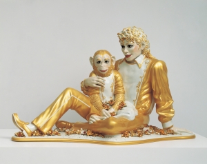 Jeff Koons  -  Michael Jackson和泡泡，1988年，瓷器