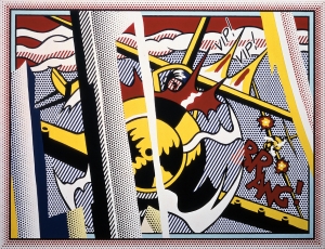 李奇登斯坦-Reflections: VIP! VIP!, 1989, oil and Magna on canvas