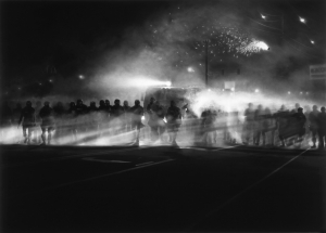 Robert Longo-无标题（弗格森警察局，2014年8月13日），2014年