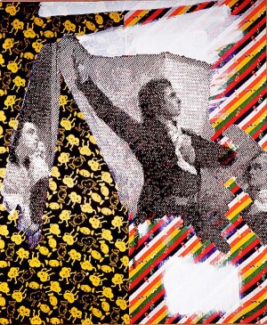 Sigmar Polke  -  Homme Chantant La Marseillaise，1989年