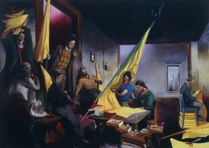Neo Rauch  -  Die Stickerin，2008