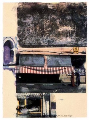 Robert Rauschenberg - Gossip (Marrakitch)， 2000，纸上的丝网印刷