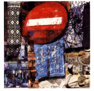 Robert Rauschenberg - Quattro Mani Marrakech III, 2000，纸上丝网印刷