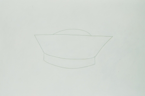 罗伯特Therrien  - 没有标题，1985年，帆布上的油安装在木材上