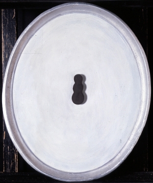 Robert Therrien  - 没有标题，1987年，铝制上的黄铜和珐琅质