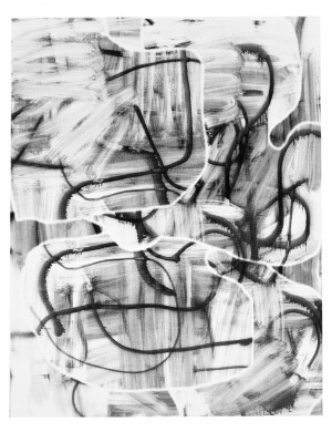 Christopher Wool-未命名，2008，纸上丝网油墨
