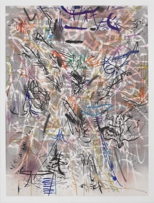 Julie Mehretu - Six Bardos: Transmigration, 2018, 32色，2面板aquatint