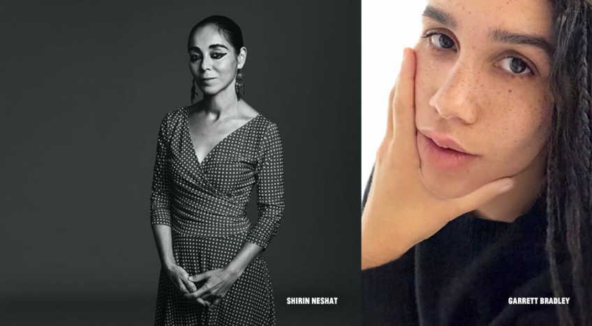 艺术家Shirin Neshat和电影制作人Garrett Bradley的照片